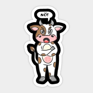 No, no, saying no desire does not want to be troubled Sticker